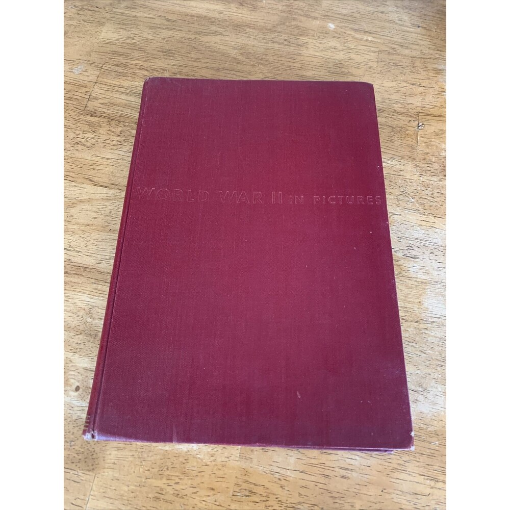 1942 Book "World War II In Pictures" Volume I -Hardback Morris‎ Henderson